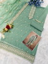 Averie By Vipul  Heavy Orgenza Silk With Embroidery Work Dress Material Wholesale Online